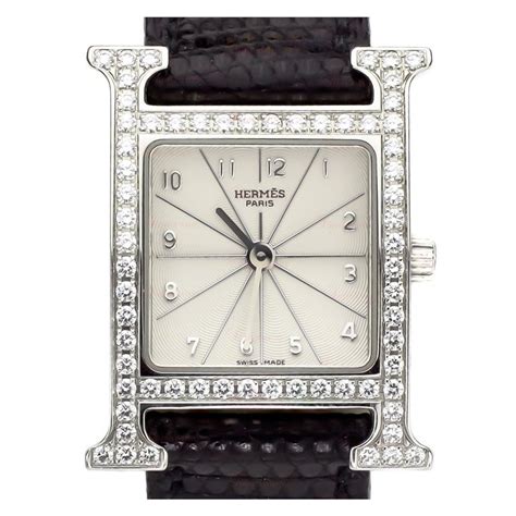 hermes watch h hour|Hermes h watch diamond.